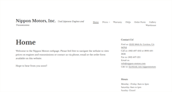 Desktop Screenshot of nippon-motors.com